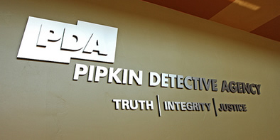 Pipkin Detective Agency Signage